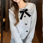 Loose Button Knit Cardigan