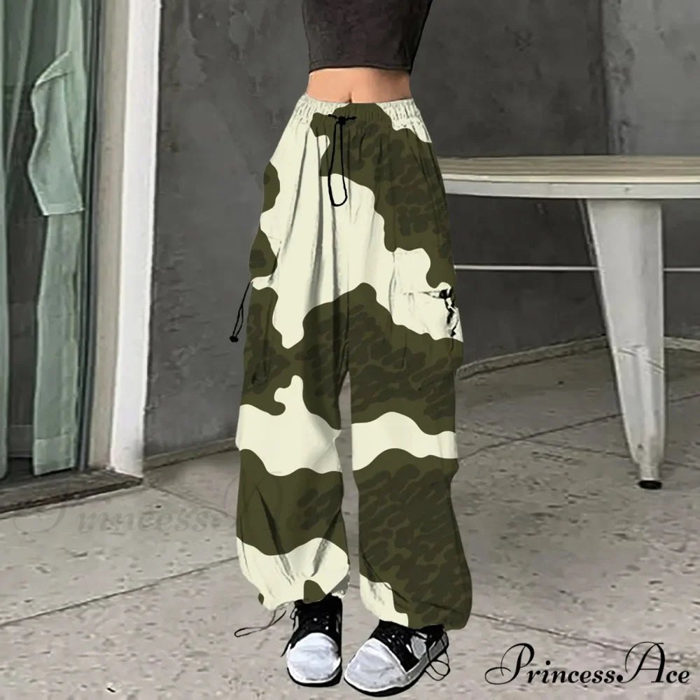 Loose Camouflage Pattern Rap Pants