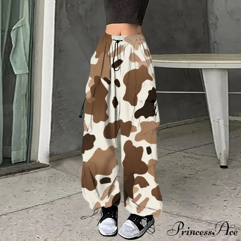 Loose Camouflage Pattern Rap Pants