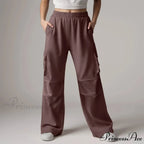 Loose Cargo Sweatpants with Pockets Trousers