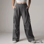 Loose Cargo Sweatpants with Pockets Trousers