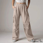 Loose Cargo Sweatpants with Pockets Trousers