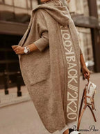 Loose Long Knit Cardigan Coats