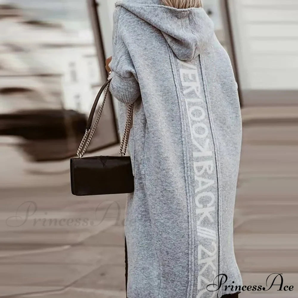 Loose Long Knit Cardigan Coats