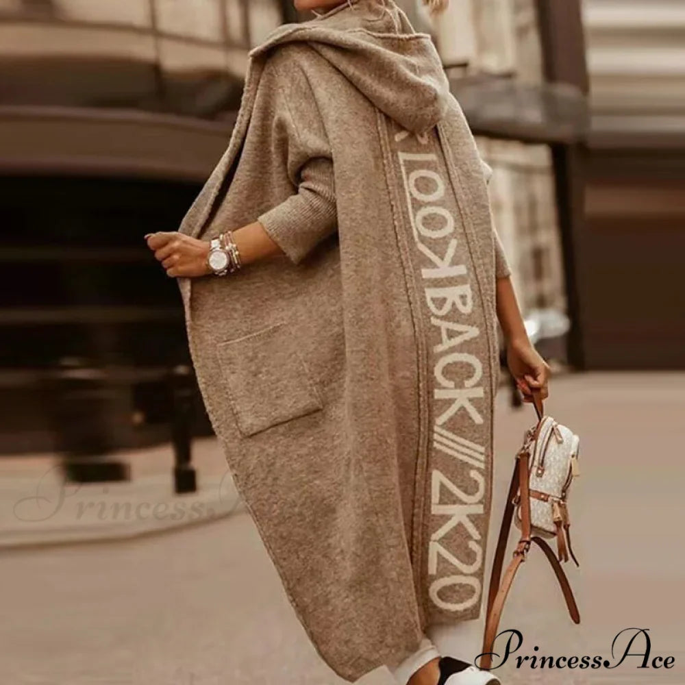 Loose Long Knit Cardigan Coats