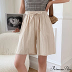 Loose Plus Size Knee Wide-leg Shorts