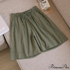 Loose Plus Size Knee Wide-leg Shorts