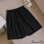 Loose Plus Size Knee Wide-leg Shorts