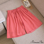 Loose Plus Size Knee Wide-leg Shorts