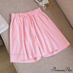 Loose Plus Size Knee Wide-leg Shorts