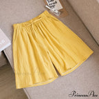 Loose Plus Size Knee Wide-leg Shorts
