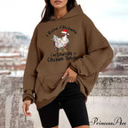 Loose Pullover Four Christmas Tree Crewneck New Autumn Christmas Hoodie