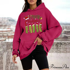 Loose Pullover Four Christmas Tree Crewneck New Autumn Christmas Hoodie