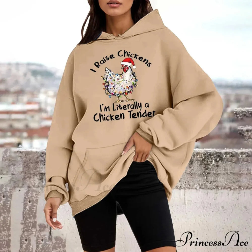 Loose Pullover Four Christmas Tree Crewneck New Autumn Christmas Hoodie