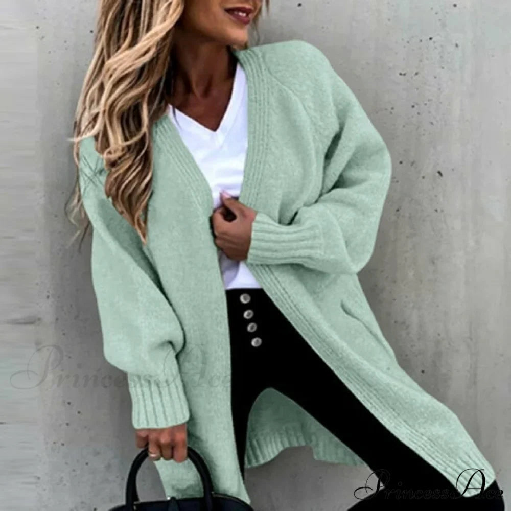 Loose Solid Casual Cardigan