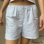Loose Striped Retro Lounge Short