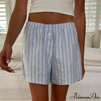 Loose Striped Retro Lounge Short