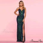 Lorraine Formal Stylish Glitter Velvet Dress