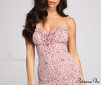 Love At First Bloom Graceful Ditsy Floral Mini Dress