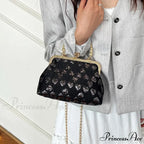 Love Design Chic Evening Clutch Chain Crossbody Bag