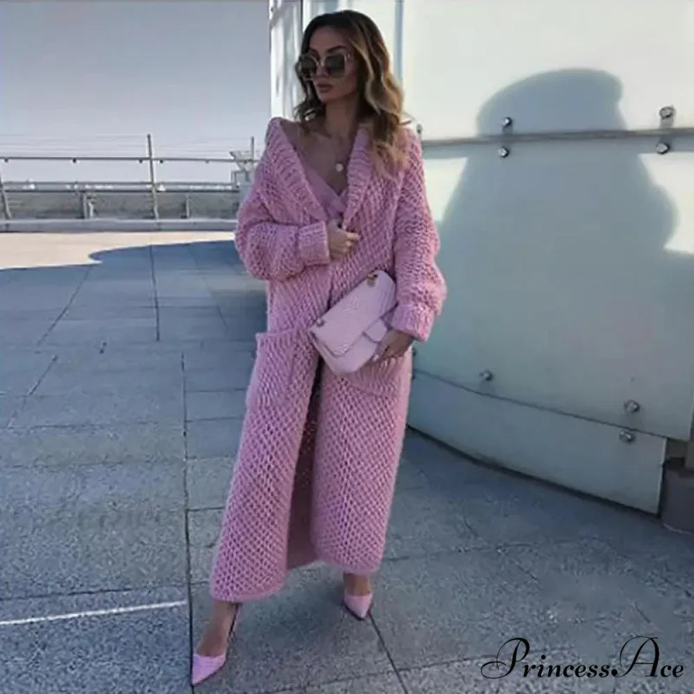 Low Collar Knitted Sweater