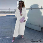 Low Collar Knitted Sweater