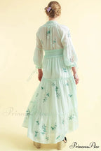 Low-cut Long Sleeve Informal Dress