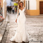 Low Plunging Backless Transparent Bridal Gown