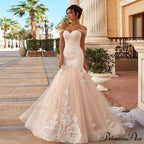 Low Plunging Scoop Back Wedding Gown