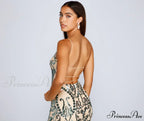 Luana Formal Open Charming Back Sequin Dress