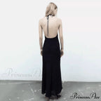 Luna Halter Stylish A-Line Formal Dress