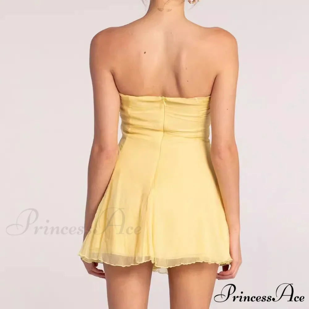 Luxurious Hollow Tube Bandage Prom Dress