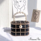 Luxurious Pearls Beaded Wedding Party Evening Bag