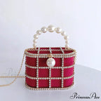 Luxurious Pearls Beaded Wedding Party Evening Bag