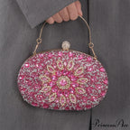 Luxurious Sparkling Crystal Clutch Evening Wedding Party Purse
