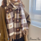 Luxury Winter Cashmere Pashmina Blanket Scarf for Women