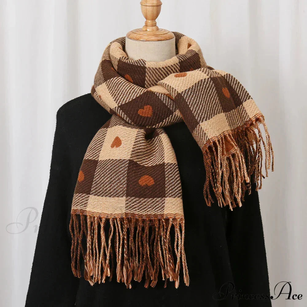 Luxury Winter Cashmere Pashmina Blanket Scarf for Women
