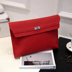 Lychee Design PU Leather Envelope Clutch