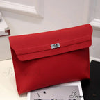 Lychee Design PU Leather Envelope Clutch