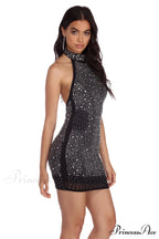 Lyla Formal Heat Charming Stone Mini Dress