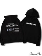 Main Street Correspondence Print Urban Music Hoodie