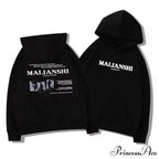 Main Street Correspondence Print Urban Music Hoodie