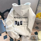 Main Street Correspondence Print Urban Music Hoodie