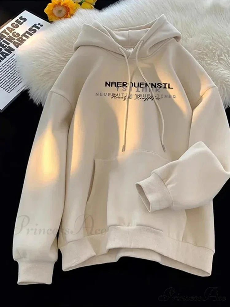 Main Street Correspondence Printed Hoodie