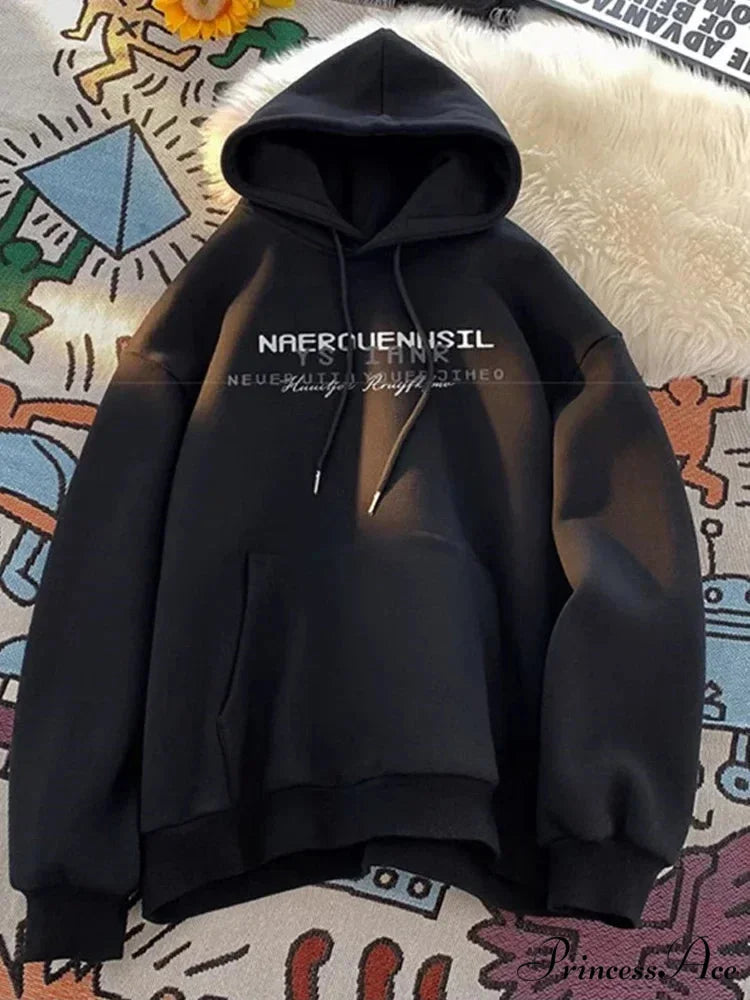 Main Street Correspondence Printed Hoodie