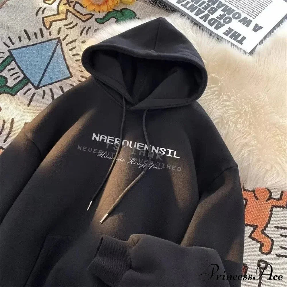 Main Street Correspondence Printed Hoodie