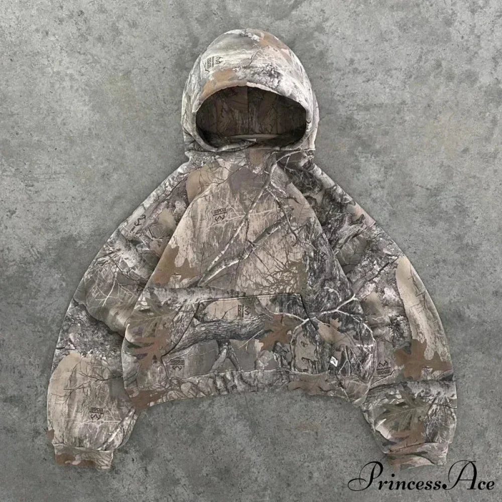 Maple Leaf Visual Pullover Hoodie