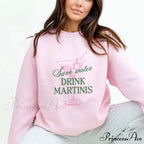 Martini Save Water Dirty Cocktail Funny Tini Time Christmas Hoodie