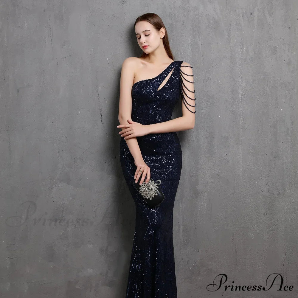 Mayven One Stylish Shoulder Formal Dress