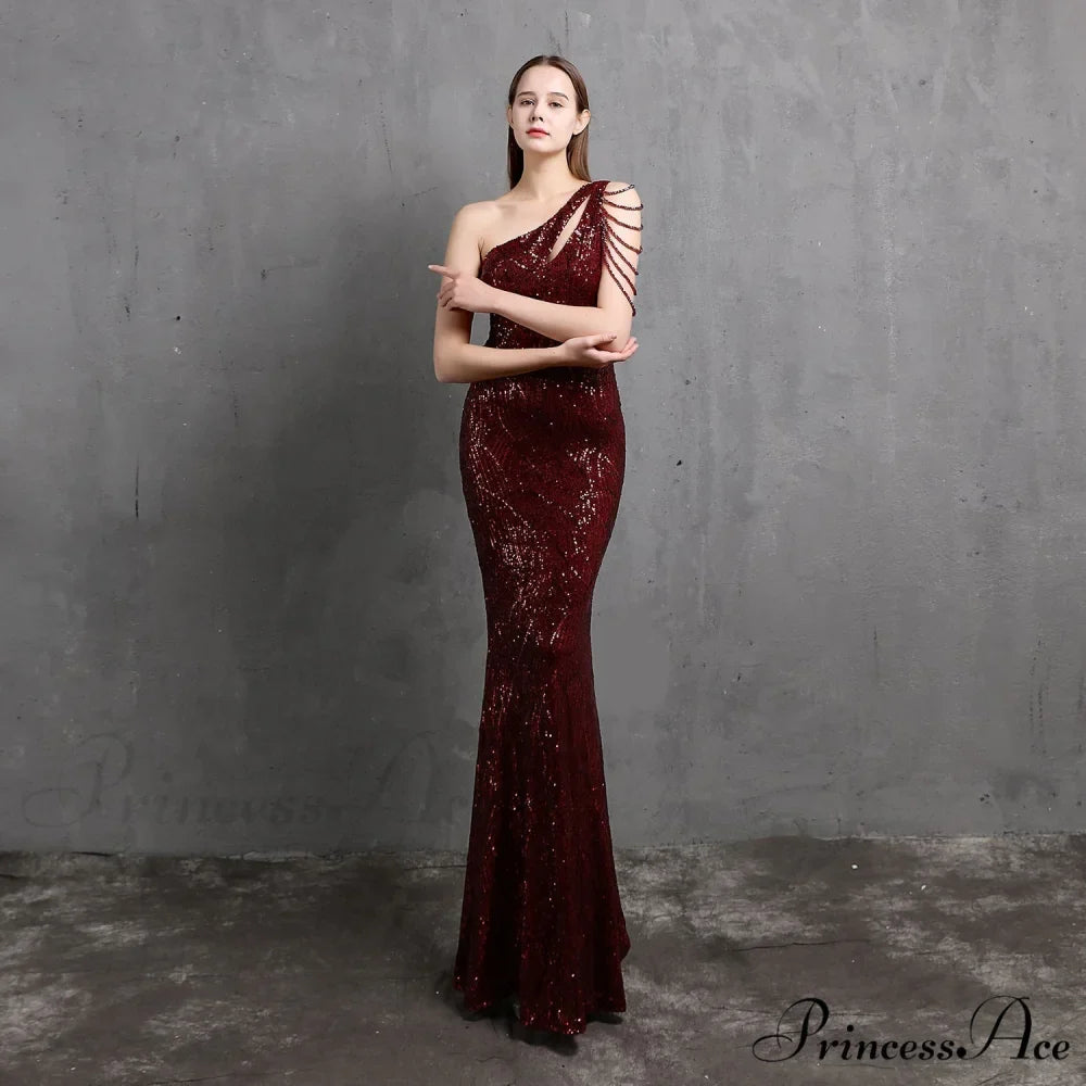 Mayven One Stylish Shoulder Formal Dress